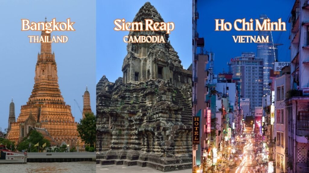 TRI-CITY Tour Ho Chi Minh–Siem Reap–Bangkok 5-Day Itinerary & Budget Plan TRI-CITY Tour Ho Chi Minh–Siem Reap–Bangkok 5-Day Itinerary & Budget Plan